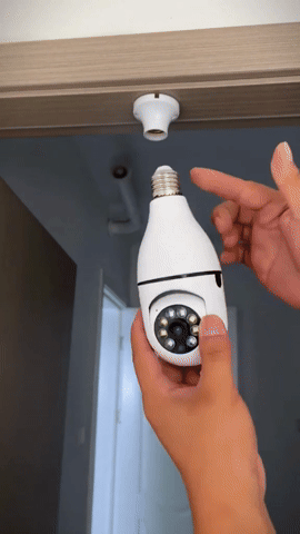 Camaras De Seguridad Tipo Bombillo Wifi